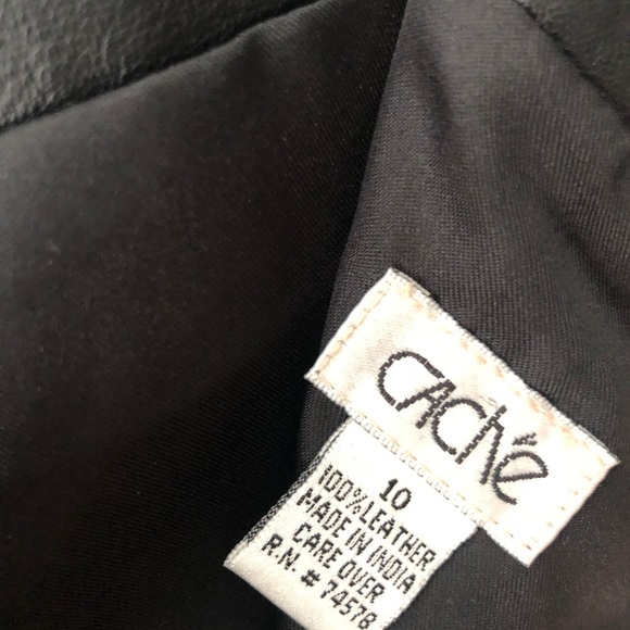 Cache genuine leather skirt size 10 & 6 available - Picture 8 of 8